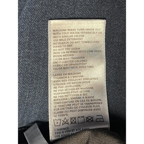 NWT L'AGENCE Marguerite Jean Merino Blue 25 - Picture 4 of 8